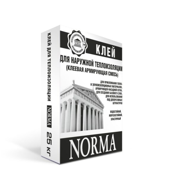 Клей для теплоизоляции (клееармирующая) М-150 NORMA ЗИМА