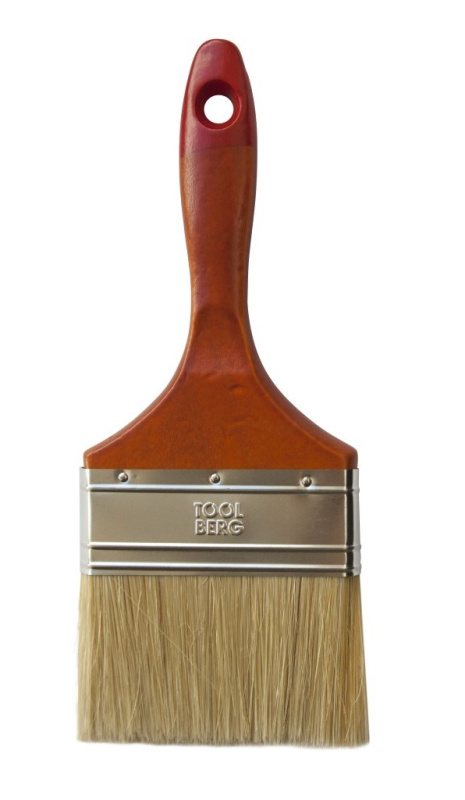 Кисть плоская 100 мм Профи натуральная щетина 240 T4P 0104114