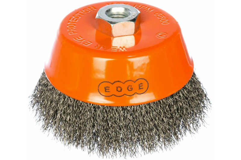 Щетка для УШМ 125 мм М14 чашка гофрир. Проволока EDGE by PATRIOT 813010004 Щетка для УШМ 125 мм М14 чашка гофрир. Проволока EDGE by PATRIOT 813010004