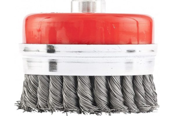 Щётка для УШМ 100 мм М14 чашка витая проволока 0