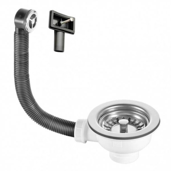 Перелив с прямоугольным /круглым сливом 1 1/2"-113мм "McALPINE"