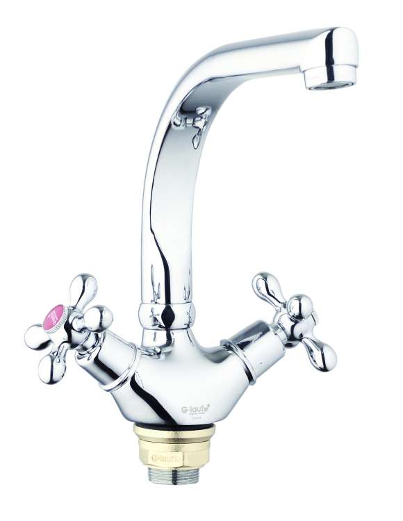 смес. G.LAUF кухня кер. (литой) с гайкой
