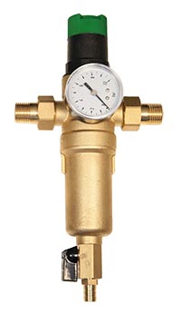 Фильтр с манометром (латунь) 1/2 Watermark с редуктором