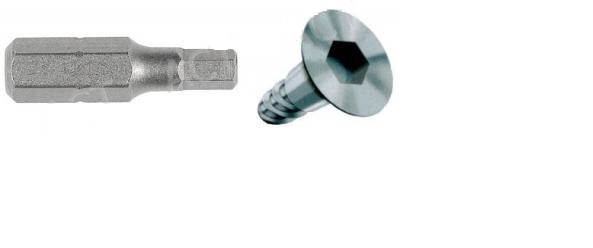 Бита для больших нагрузок CRAFTMATE Hex 6*25 мм