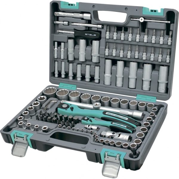 Набор инструментов 109 предметов 12 гранные головки Stels