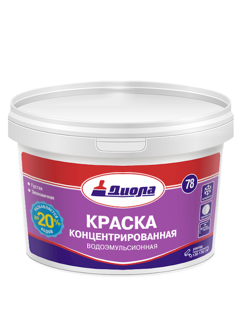 Краска ВД Диола-78 концентрированная 5кг