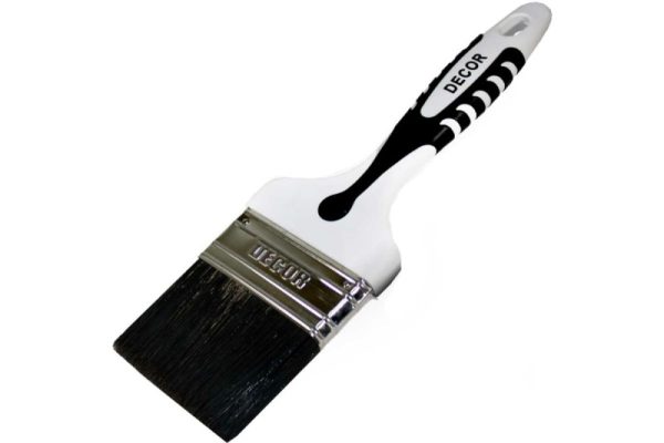 Кисть плоская 75*15 мм для грунта Black White 840-075