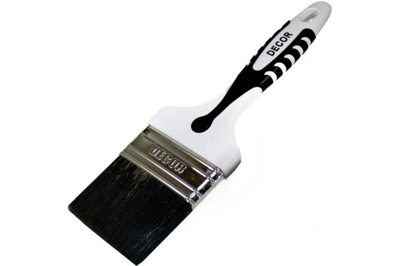 Кисть плоская 75*15 мм для грунта Black White 840-075 Кисть плоская 75*15 мм для грунта Black White 840-075