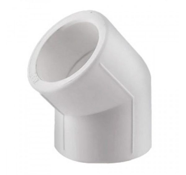 Угол полипропиленовый 63мм 45гр. (30/5) Valfex