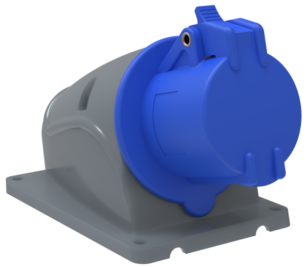 Розетка стационарная 113 2Р+РЕ 16А 220В IP44 MAGNUM ИЭК (упак.60/10)