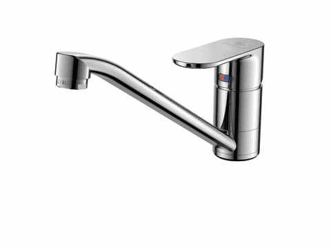 Смеситель для кухни Однорыч. излив 25см (L) карт.40мм (латунь) "CALORIE Люкс" 2523 А45