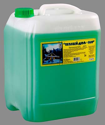 Теплоноситель "Теплый дом ЭКО-30" 20кг