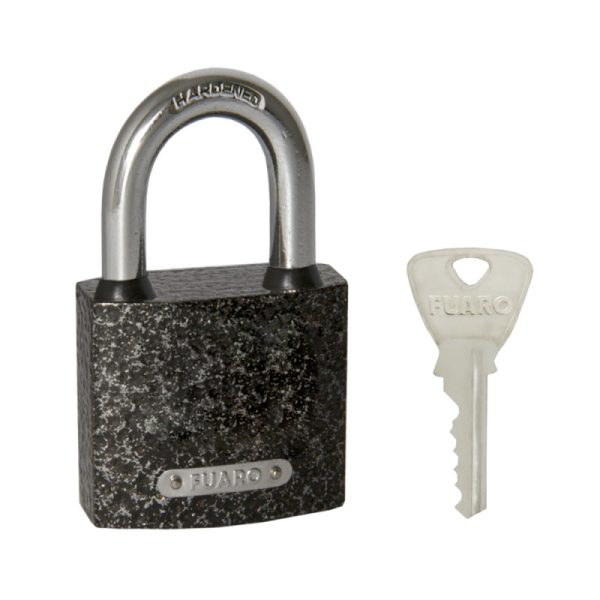 Замок навесной PL-01-38 англ. 3 кл. коробка//FUARO