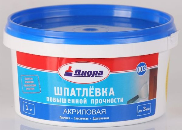 Шпатлевка акриловая интерьерная Диола-003
