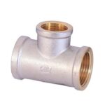 Тройник 1 1/4" г/г/г (ник/латунь) WaterMark /TIM