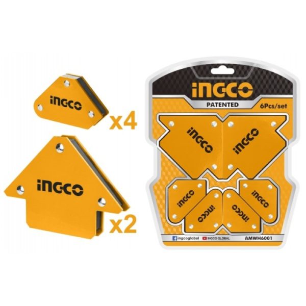 Набор магнитных угольников INGCO AMWH6001