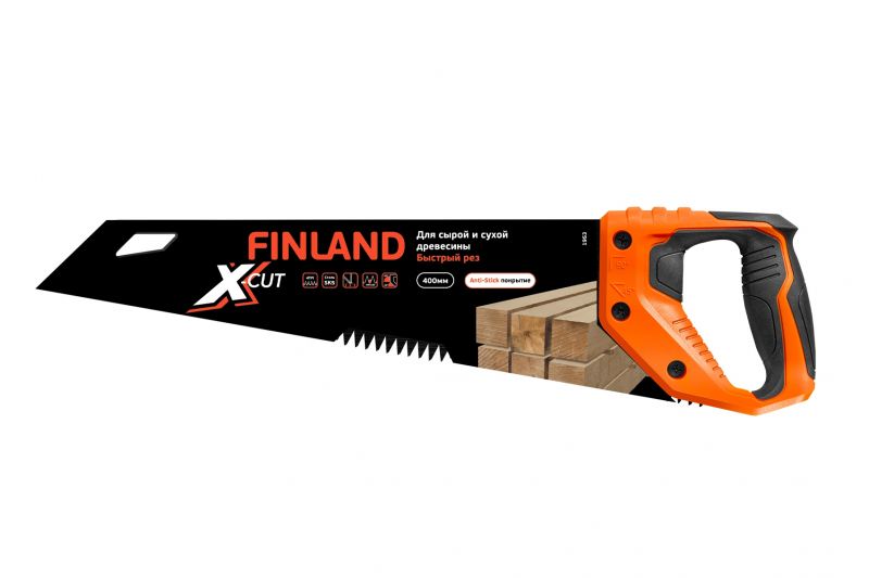 Ножовка 1955 Finland сырое дерево 450 Ножовка 1955 Finland сырое дерево 450