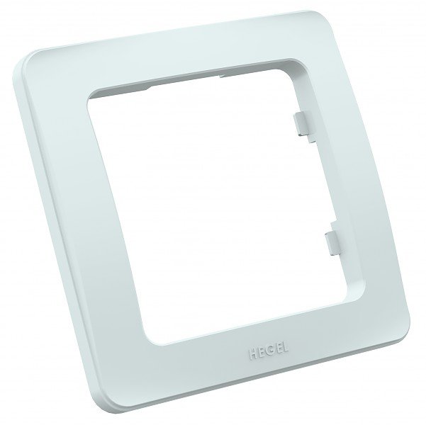 Рамка одноместная MASTER, цвет белый (упак. 50)