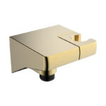 Настенное подключение шланга с поворотным держателем KAISER 80х80х62мм /Пластик/Шлифованное золото