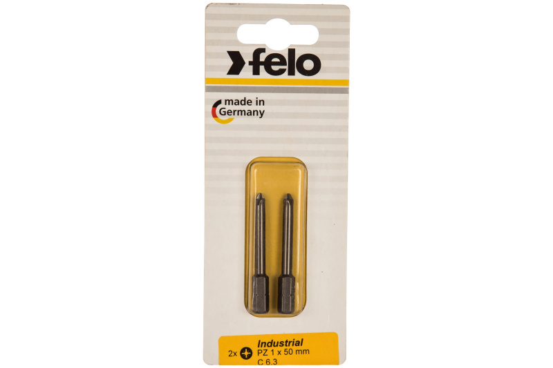 Бита PZ 1*50 мм Felo 02101536 2 шт Бита PZ 1*50 мм Felo 02101536 2 шт