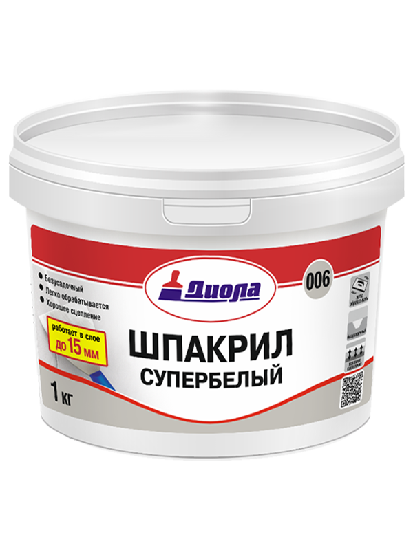 Шпакрил супербелый Диола-006