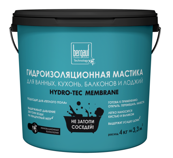 Гидроизоляционная мастика Bergauf Hydro-Tec Membrane