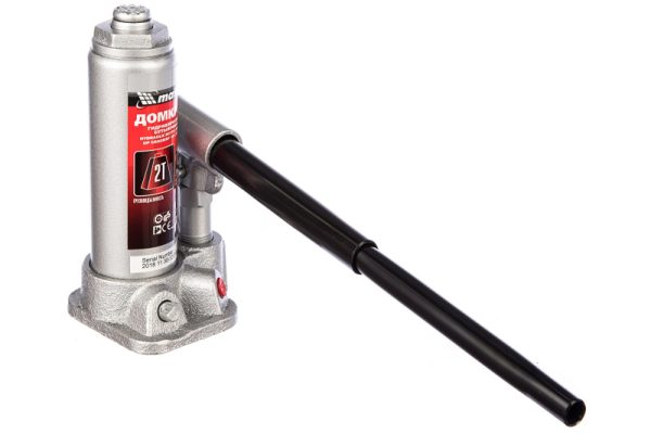 Домкрат бутылочный 2т h подъема 181–345 мм Matrix 50715