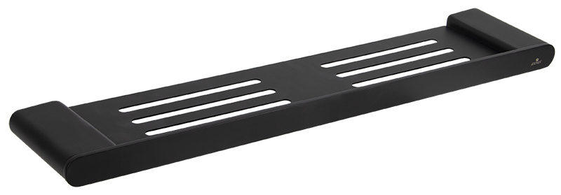 Полка настенная прямая L-440mm KAISER черный (нерж)