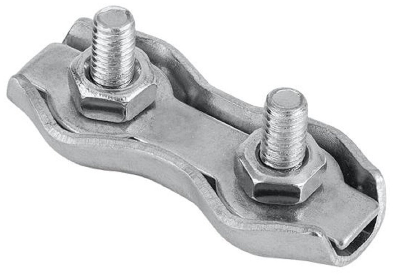 Зажим для троса двойной DUPLEX нержав. 3 мм (500 шт) А4