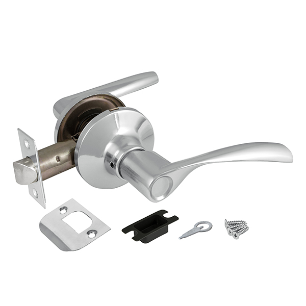 Ручка защелка 6010 CP-P (без фик.) хром//AJAX