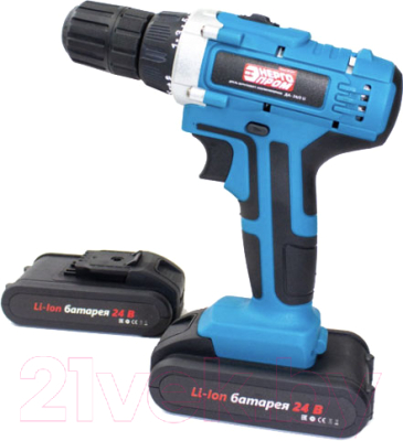 Дрель-шуруповерт аккумуляторный 24 В ЭНЕРГОПРОМ Home Master ДА-24/2 Li