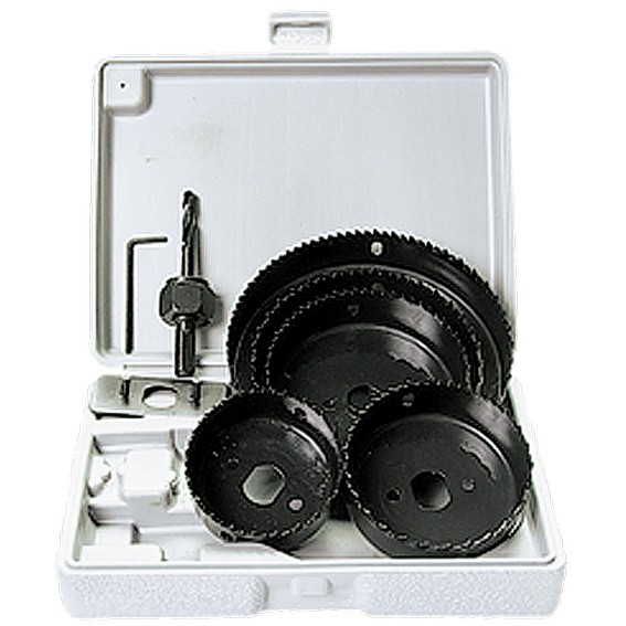 Набор кольцевых пил по дереву 64-127 мм 8 предметов MATRIX 704715