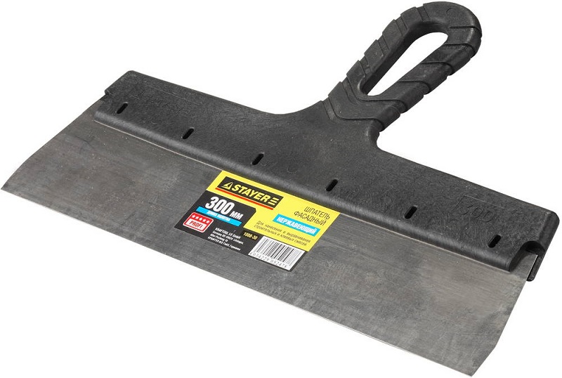 Шпатель 300 мм фасадный нержавеющая сталь STAYER Professional Шпатель 300 мм фасадный нержавеющая сталь STAYER Professional