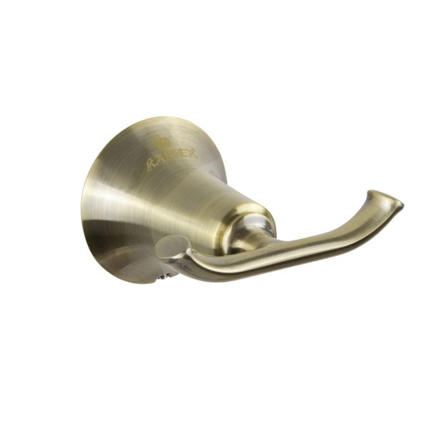 Крючок двойной KAISER бронза (латунь)