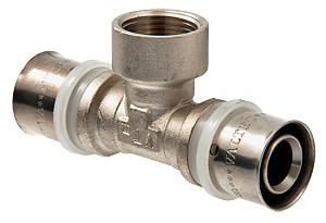 Тройник (пресс) VALTEC 32х3/4"внут.