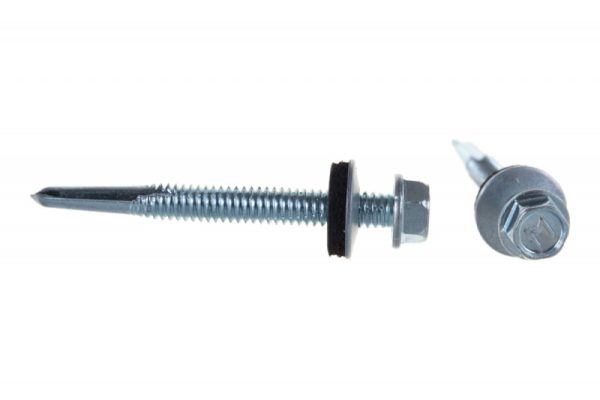 Саморез кровельный цинк 5,5х51 удлиненное сверло (2000 шт.)