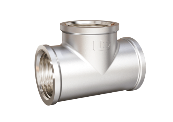 Тройник 3/4" ВР никель LD Pride (32) (бирка)