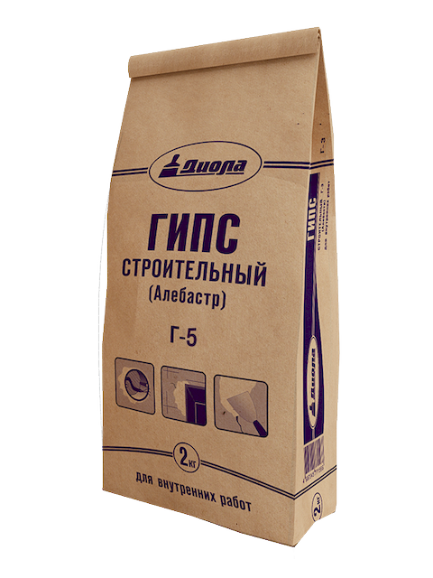 Гипс строительный Г-5 (Алебастр)