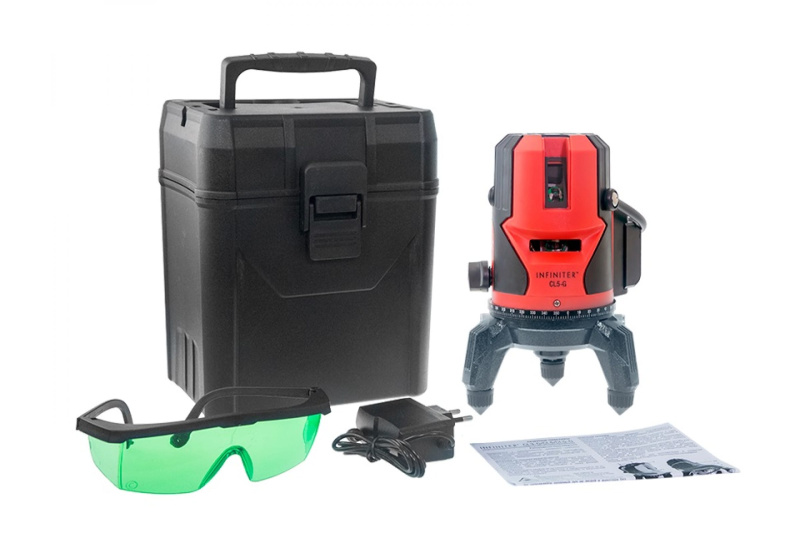 Уровень лазерный 30/50 м INFINITER CL5-G Уровень лазерный 30/50 м INFINITER CL5-G