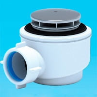 Сифон АНИ для душевого поддона 1 1/2*50 хром