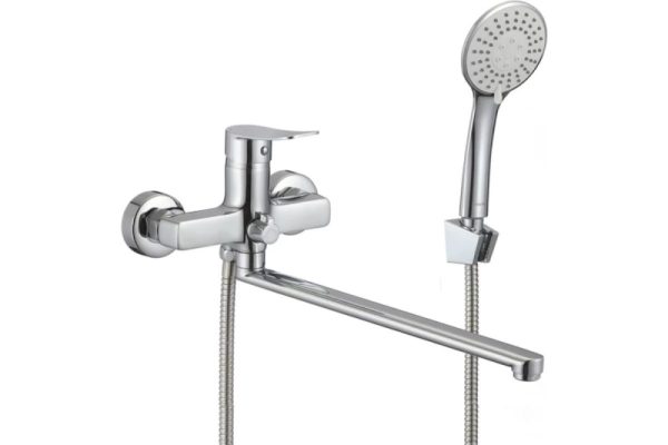 Смеситель для ванны Однорыч. с длинным изливом (L) Demi, Milardo DEMSB00M10