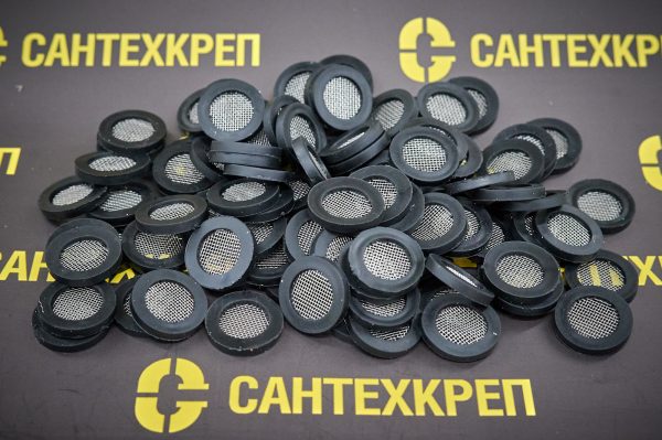 Прокладка 1/2" резиновая с сеткой