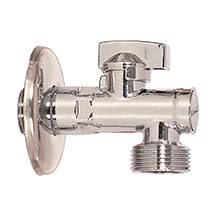 Кран угловой 1/2" х 3/4" с фильтром Watermark