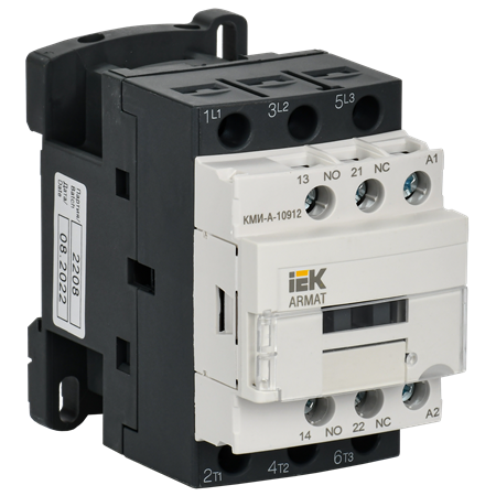 Контактор ARMAT КМИ-А-22512 LC1D 25А 230В/АС3 1НО/1НЗ IEK