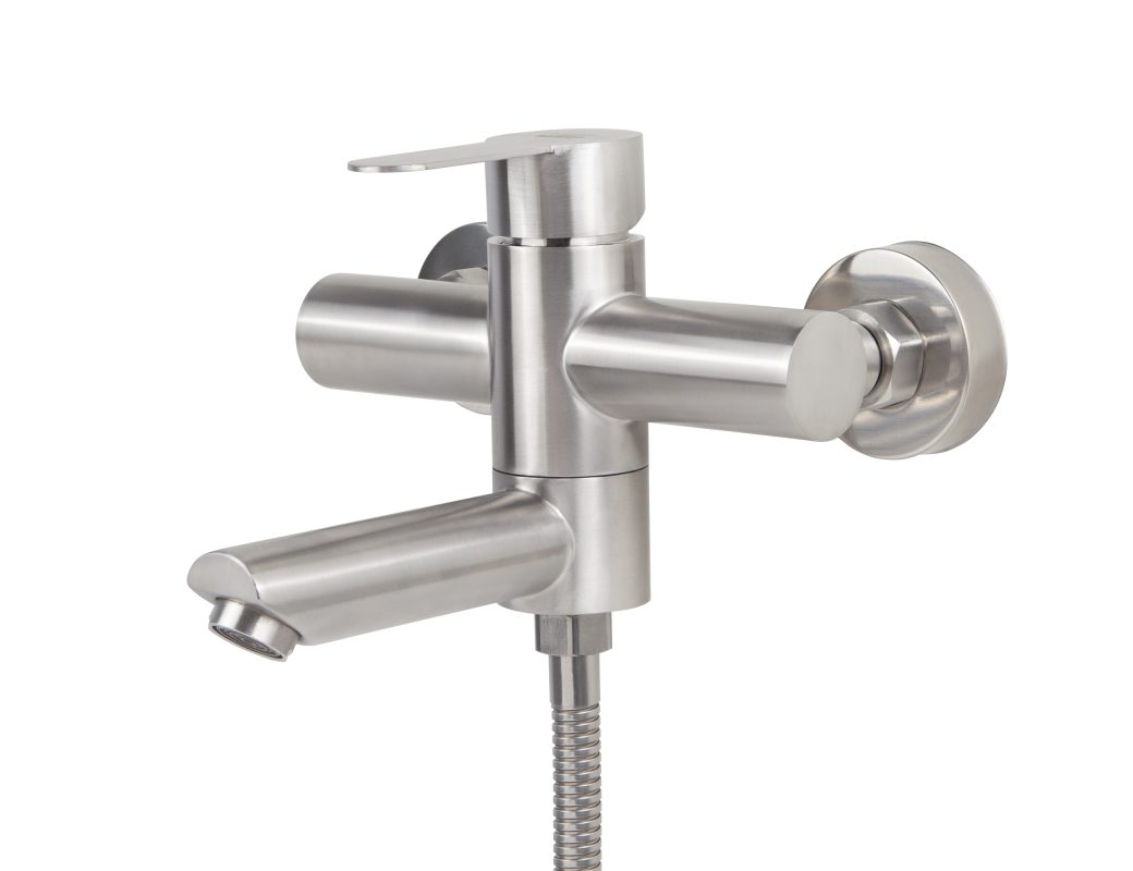 Смеситель VIKO ванна к/н Ø35, нерж. сталь