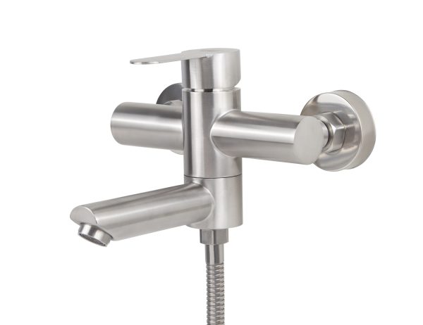 Смеситель VIKO ванна к/н Ø35, нерж. сталь