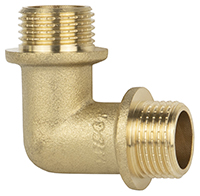 Уголок 1/2" НН (латунь) KAISER