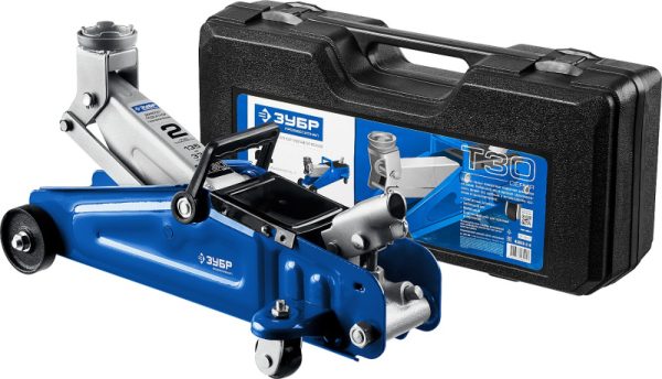 Домкрат подкатной 2т 135-330 мм ЗУБР 43053-2-K