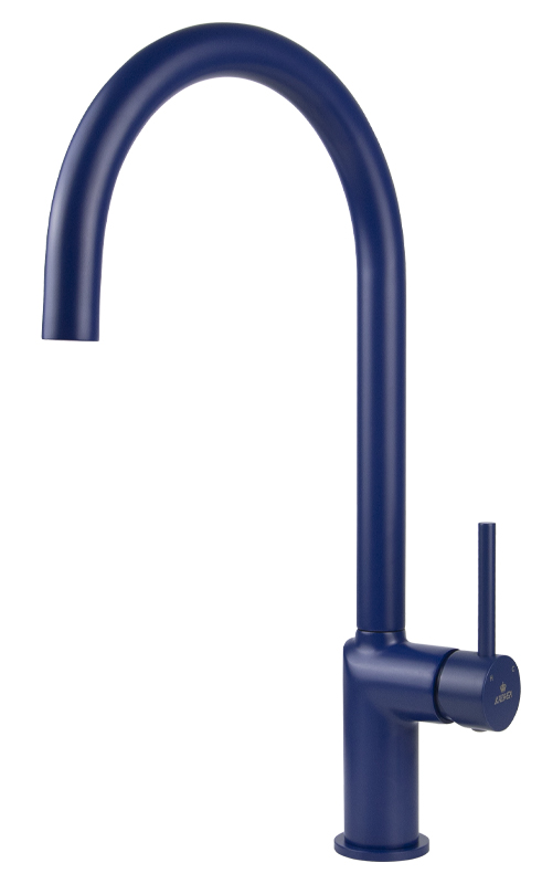 Смеситель KAISER Vita для кухни Ø25, гайка /Латунь/Синий