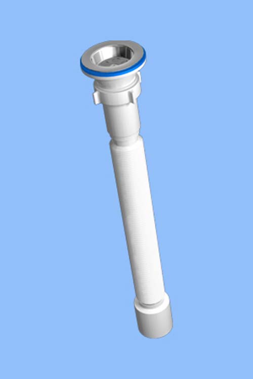 Гофросифон 1-1/2" х 50 АНИ удлиненный